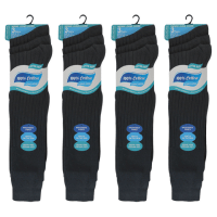 Mens Cotton Fresh Long Hose Socks Black