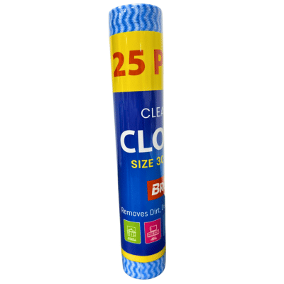 20 Pack Cleaning Cloths On Roll