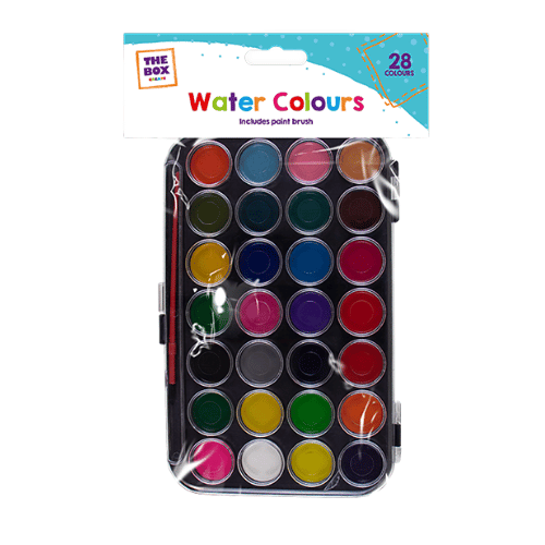Water Colour Pallet And Brush Set