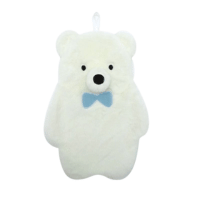 Polar Bear 1L Hot Water Bottle with Plush Cover