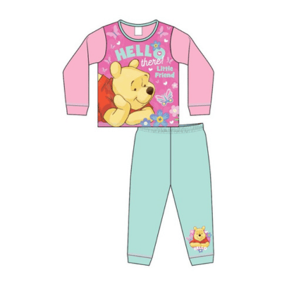 Official Winnie The Pooh Younger Girls Pyjamas