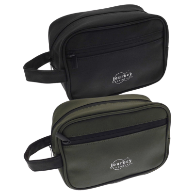 Journey Essentials Mens Wash & Toiletry Bag With Carry Handle