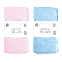 Baby Face Cloths 3 Pack