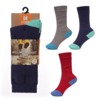 Kids Plain Wellington Socks