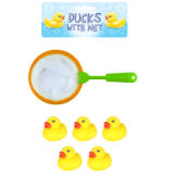 Bath Toy Ducks With Net