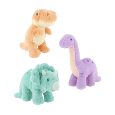 22cm Keeleco Baby Dinosaurs 3 Assorted