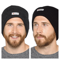 Mens Ribbed Thinsulate Thermal Knitted Hat