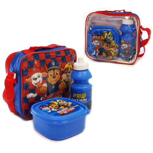 Official Paw Patrol 3 Piece Lunch Bag Set