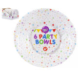 Party Paper Bowls 6 Inch Pack Of 6