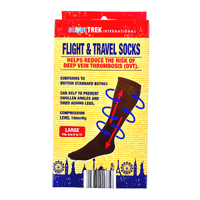 Flight And Travel Socks - Large Size