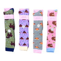 Ladies Wellington Boot Socks Highland Cow