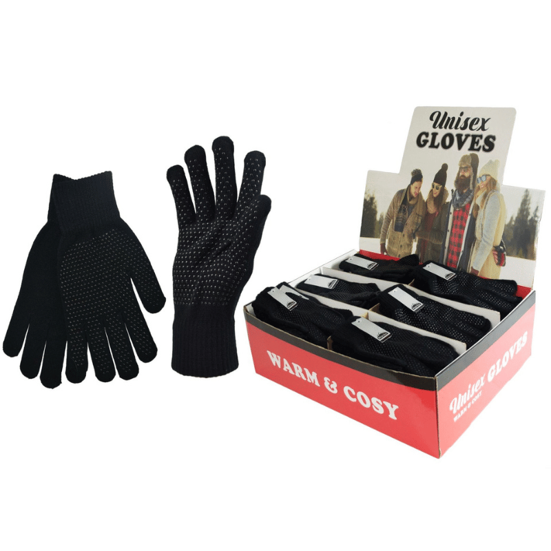Prohike Unisex Gripper Gloves In Display Box