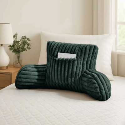Ribbed Cuddle Cushion - Dark Green