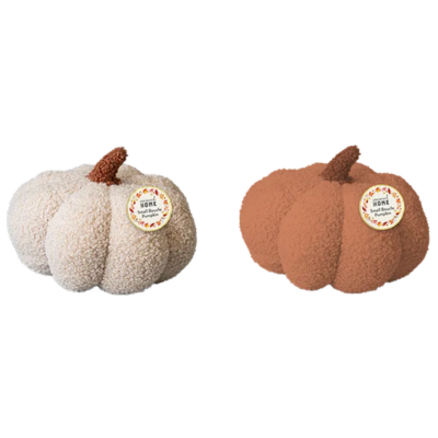 Small Boucle Pumpkin Cushion