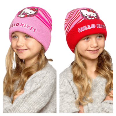 Girls Official Hello Kitty Embroided Hats