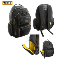 Official JCB Heavy Duty Multi Pocket Backpack