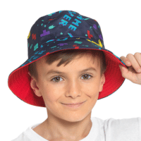 Boys Gaming Printed Reversible Bucket Hat