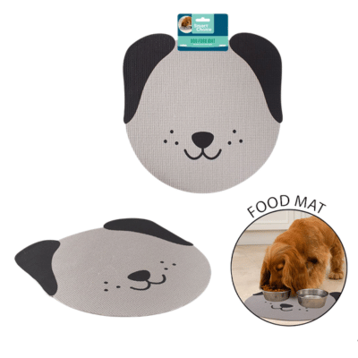 Smart Choice Anti Slip Dog Head Food Mat