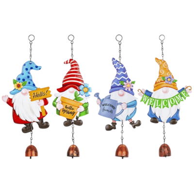 Garden Gonk Metal Windchimes