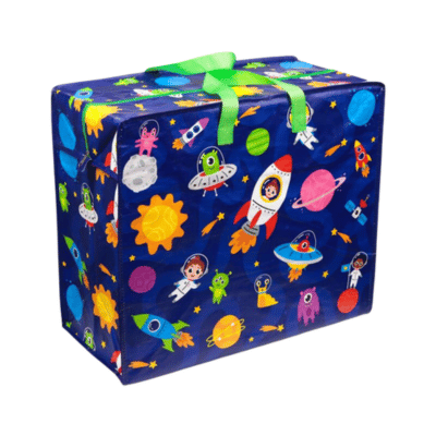 Space Cadet Zip Up Laundry Storage Bag