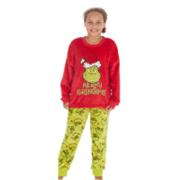 Official 'The Grinch' Kids Plush Fleece Lounge Set