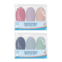 Squeezable Travel Bottles Sets Of 3
