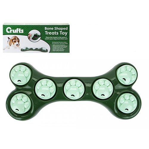 Crufts Bone Shape Treat Toy