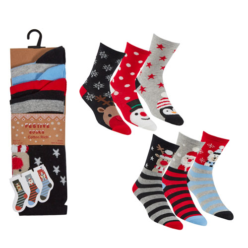 Ladies Christmas Design Socks | Wholesale Socks | Wholesale Ladies ...