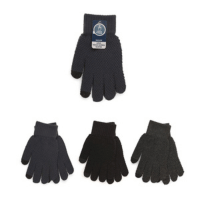 Mens Touch Screen Brushed Gloves