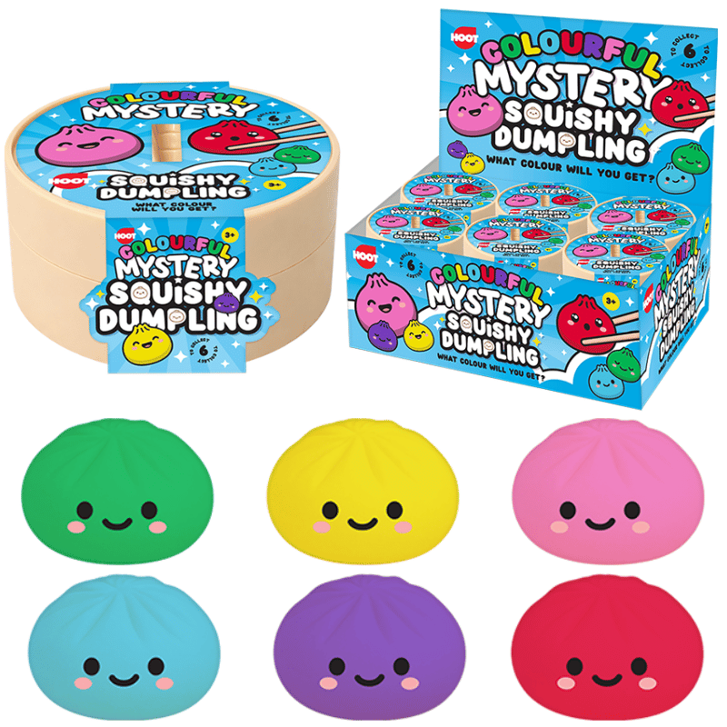 Colourful Mystery Squishy Dumplings - 8.5cm