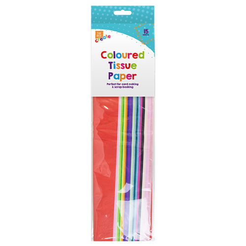 Coloured Tissue Paper 15 Sheets Wholesale Stationary Wholesale
