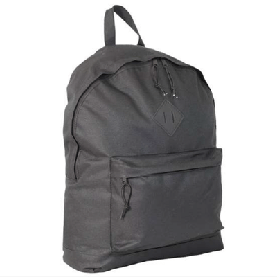 Black Backpack With Zip Front Pocket