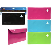 Neon Colour Travel Document Wallet
