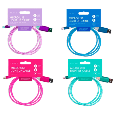 Micro USB Light Up Charging Cable