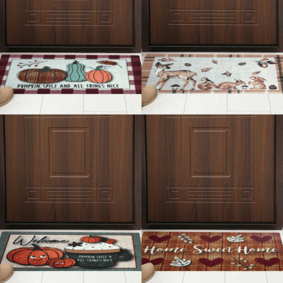 Autumnal Design Printed Door Mats