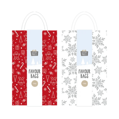 Favour Bags Christmas Party Pack Of 4