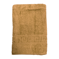 Single Bath Towel Brown