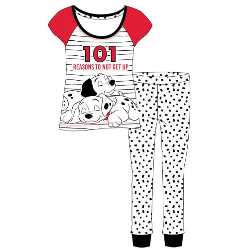 Ladies 101 Dalmatians Official Pyjamas