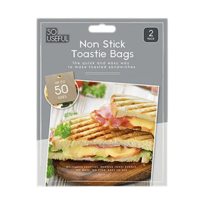 Toaster Bag 2 Pack With Clip Strip