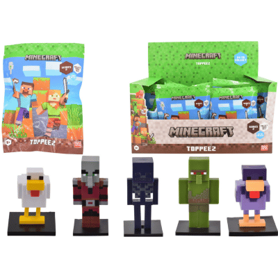 Official Minecraft 3d Toppeez In Foilbag
