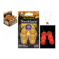 High Glow Halloween Pumpkin Necklace