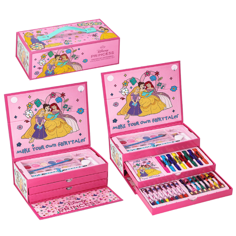 Official Disney Princess 52 Piece Colouring Case