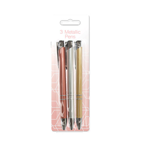 Metallic Pens 3 Pack