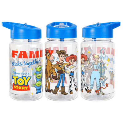 Official Toy Story 450ml Bottle With Pop-Up Straw