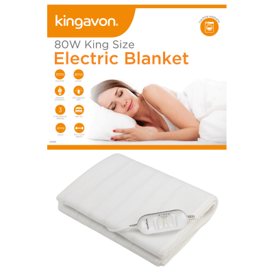 Kingavon Electric Blanket King 80W