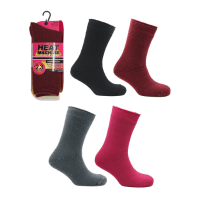 Ladies Heat Machine 2.3 TOG Rated Thermal Socks With Gripper Sole