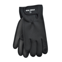 Adults Black Neoprene Gloves