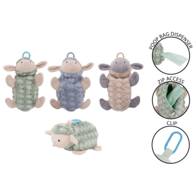 Plush Sheep Poo Bag Dispenser