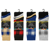 Mens 3 Pack Suit Socks Blocks Design