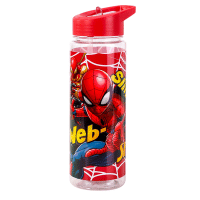 Official Spiderman Pop Up Straw Bottle